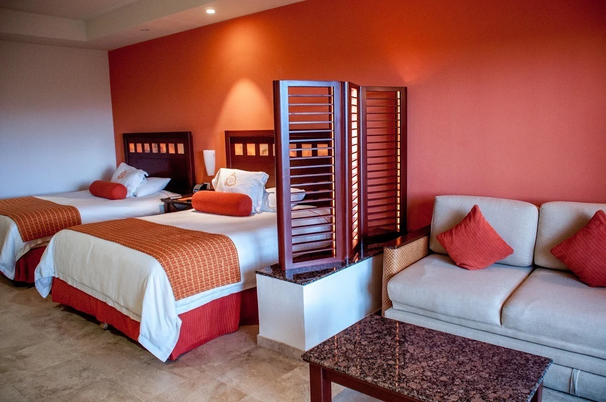 The bedrooms at Tres Rios are all suites