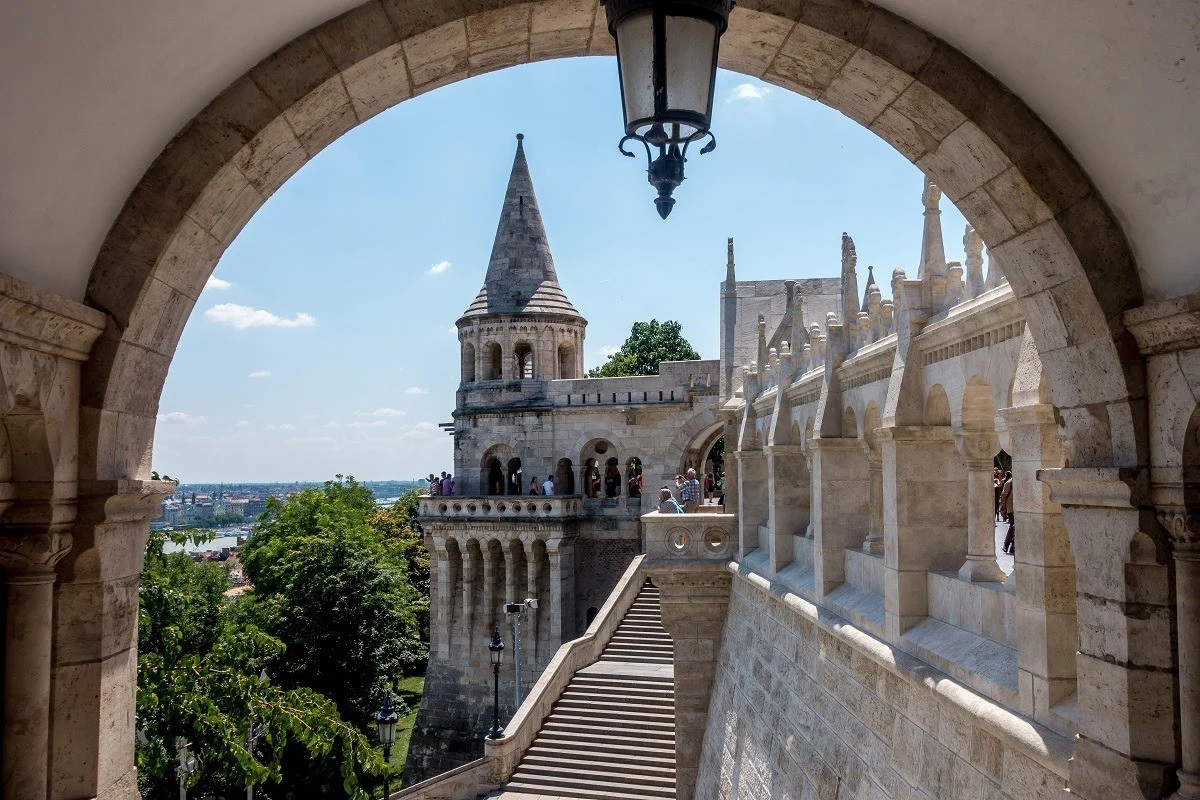 Fisherman's Bastion, one of the prettiest sites in Budapest