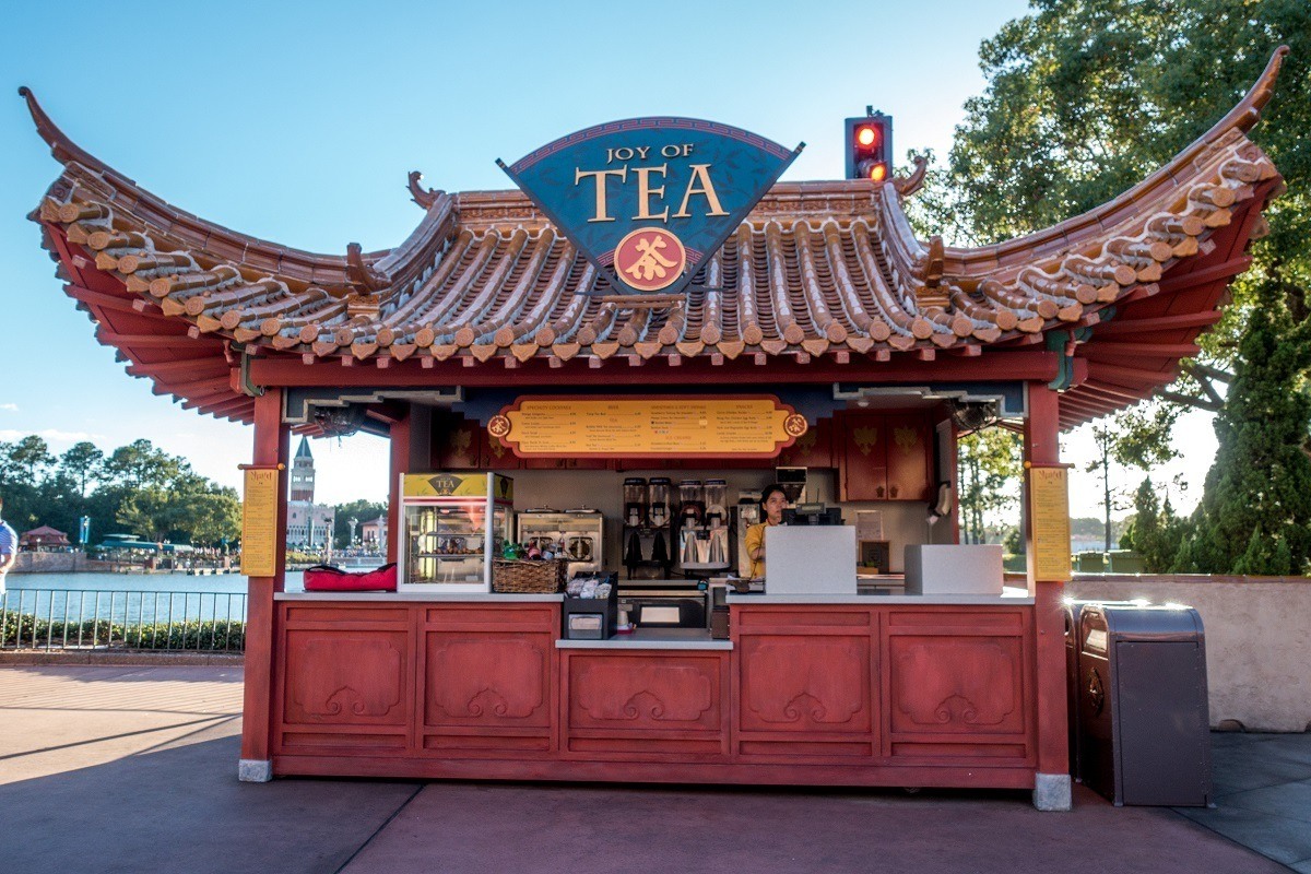 The Joy of Tea kiosk at Epcot