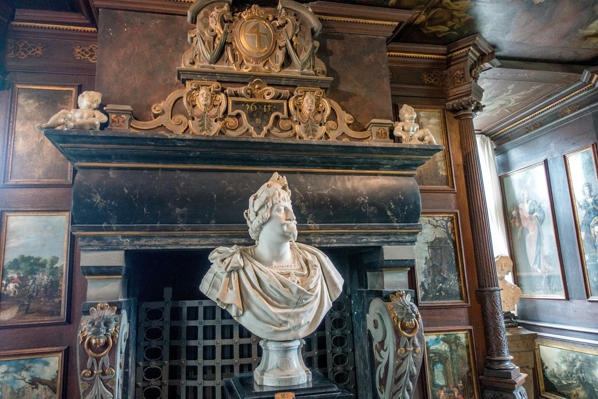 Bust of Christian IV in the Winter Room