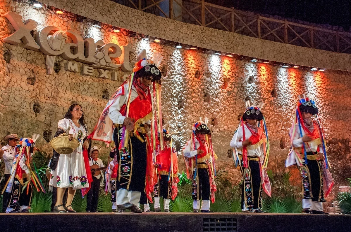 Dancers from Puebla performing at the Festival of Life and Death