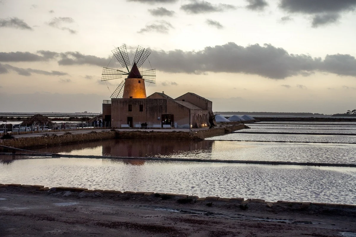 Salt pans and mill of Trapani, Sicily