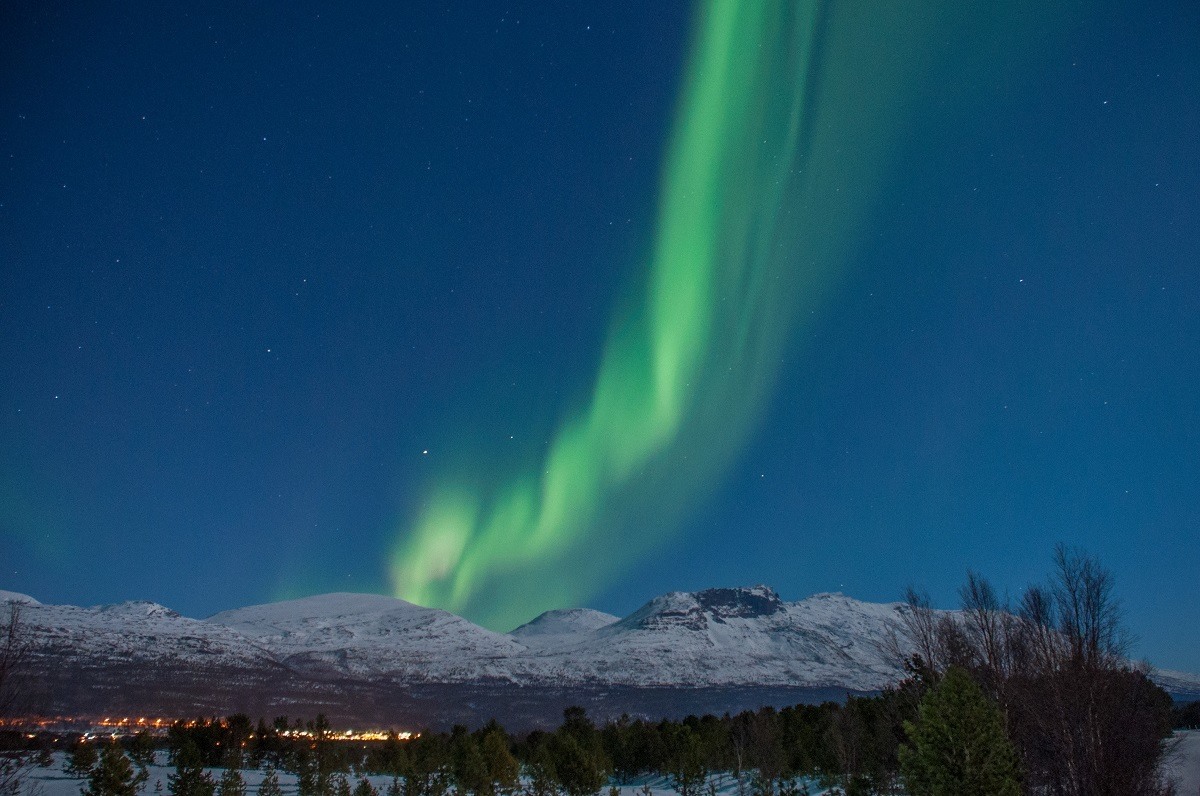 Green lights over Tromso
