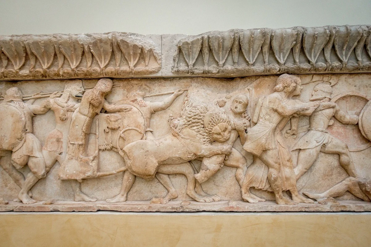 High relief or frieze from the Treasury of the Siphnians
