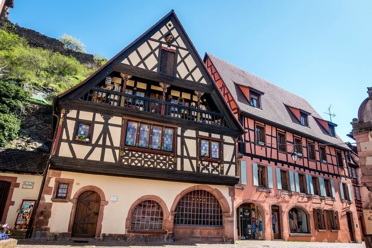 Maison Herzer is one of the oldest buildings in Kaysersberg, France,