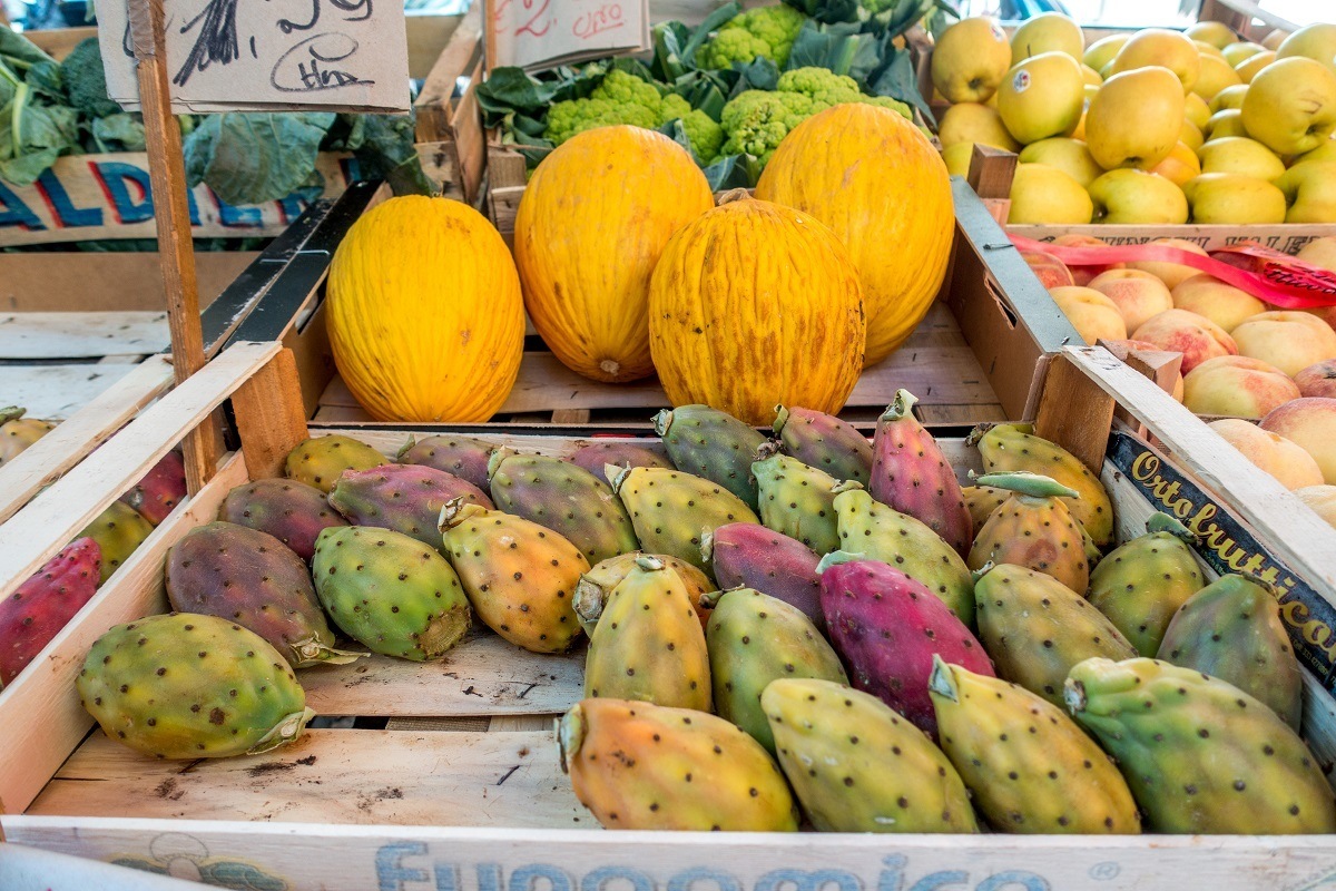 Check out the unusual produce of the Mercato di Capo Palermo Sicily