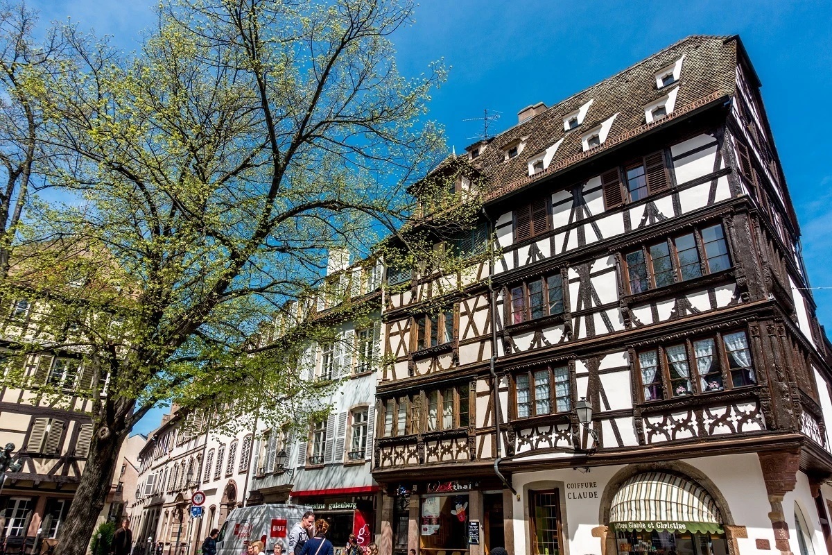 Half-timbered buildings in Strasbourg