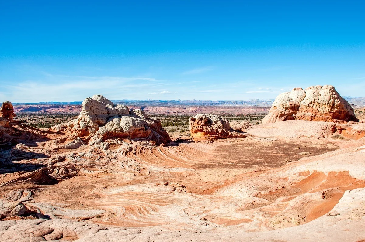 Rock formations in the desert