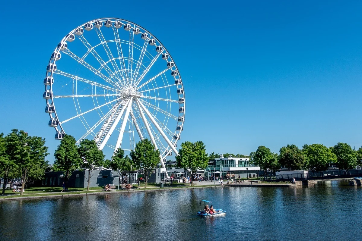 Ferris wheel by the water