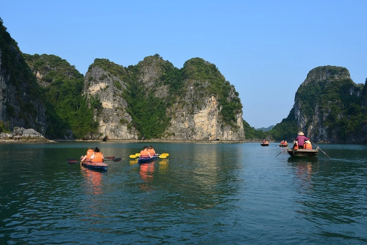 A sea kayak trek in Ha Long Bay, Vietnam