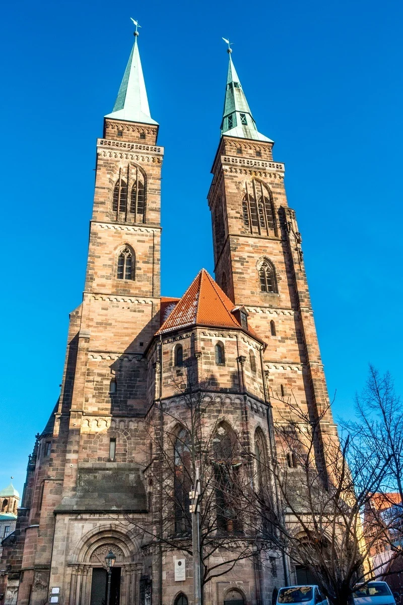 St. Sebald Church exterior with two towers