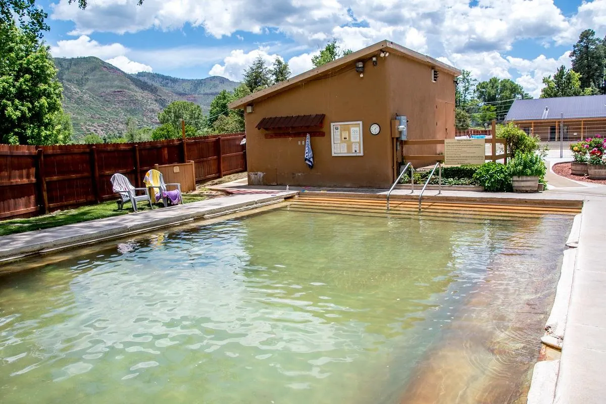 The hot pool in Durango