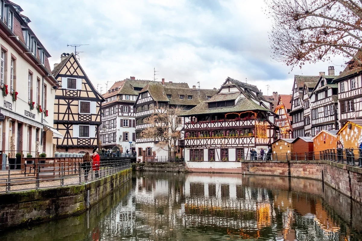 The canals and half-timber buildings of Petite France are some of the most popular places to visit in Strasbourg France