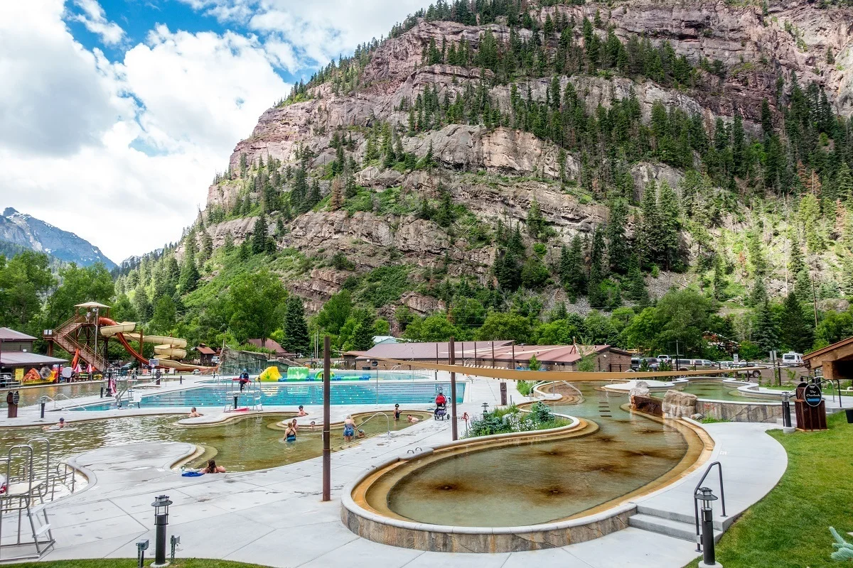 The Ouray hot springs pool