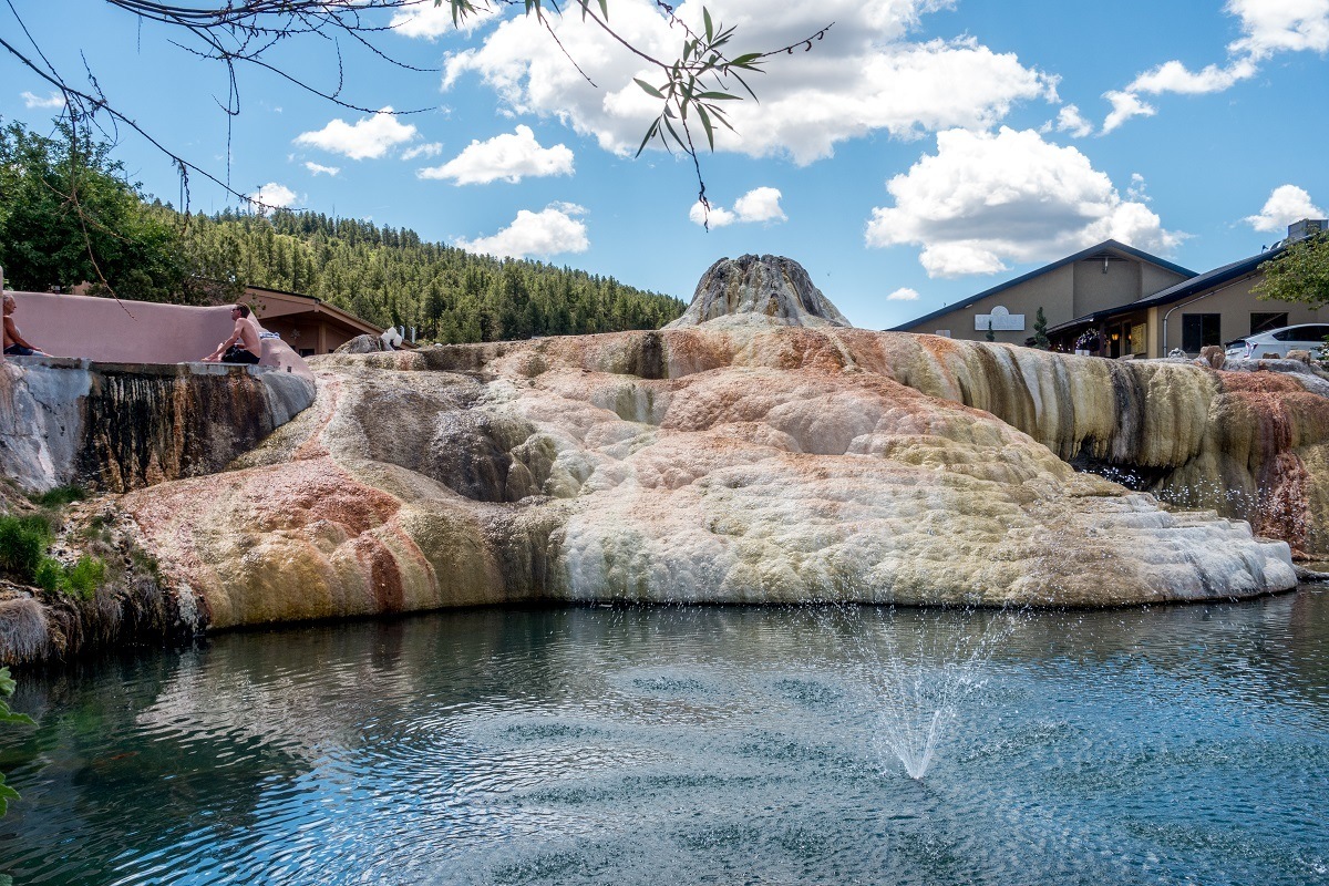 Mineral formations in Pagosa Springs