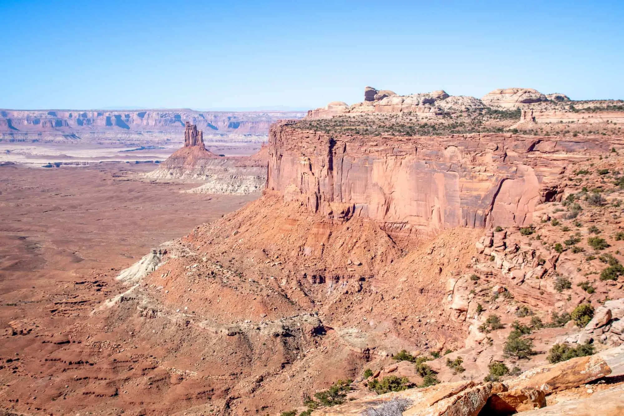 Rock formation in Canyonlands Island in the Sky