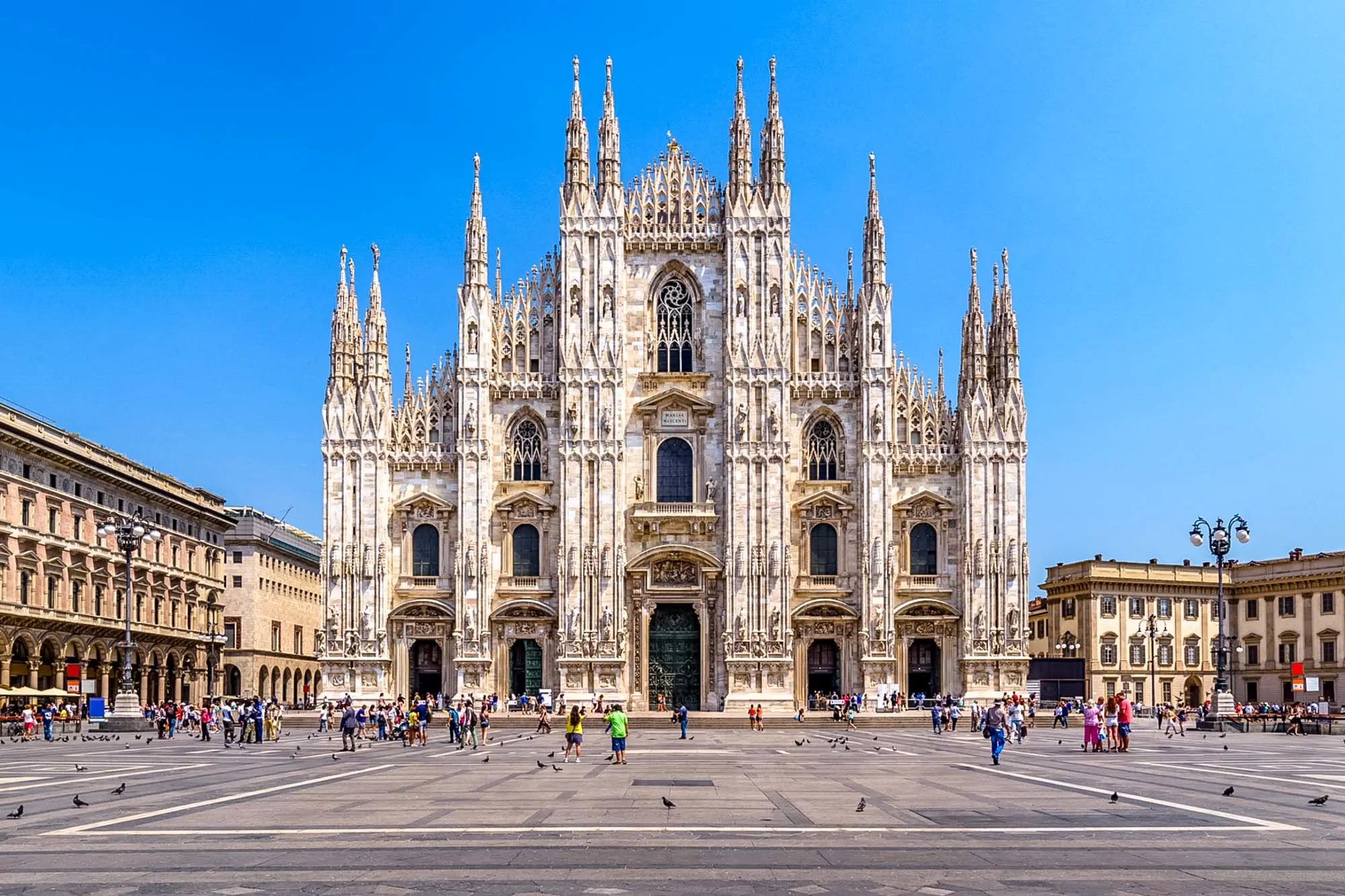 Exterior of the Duomo in Milan