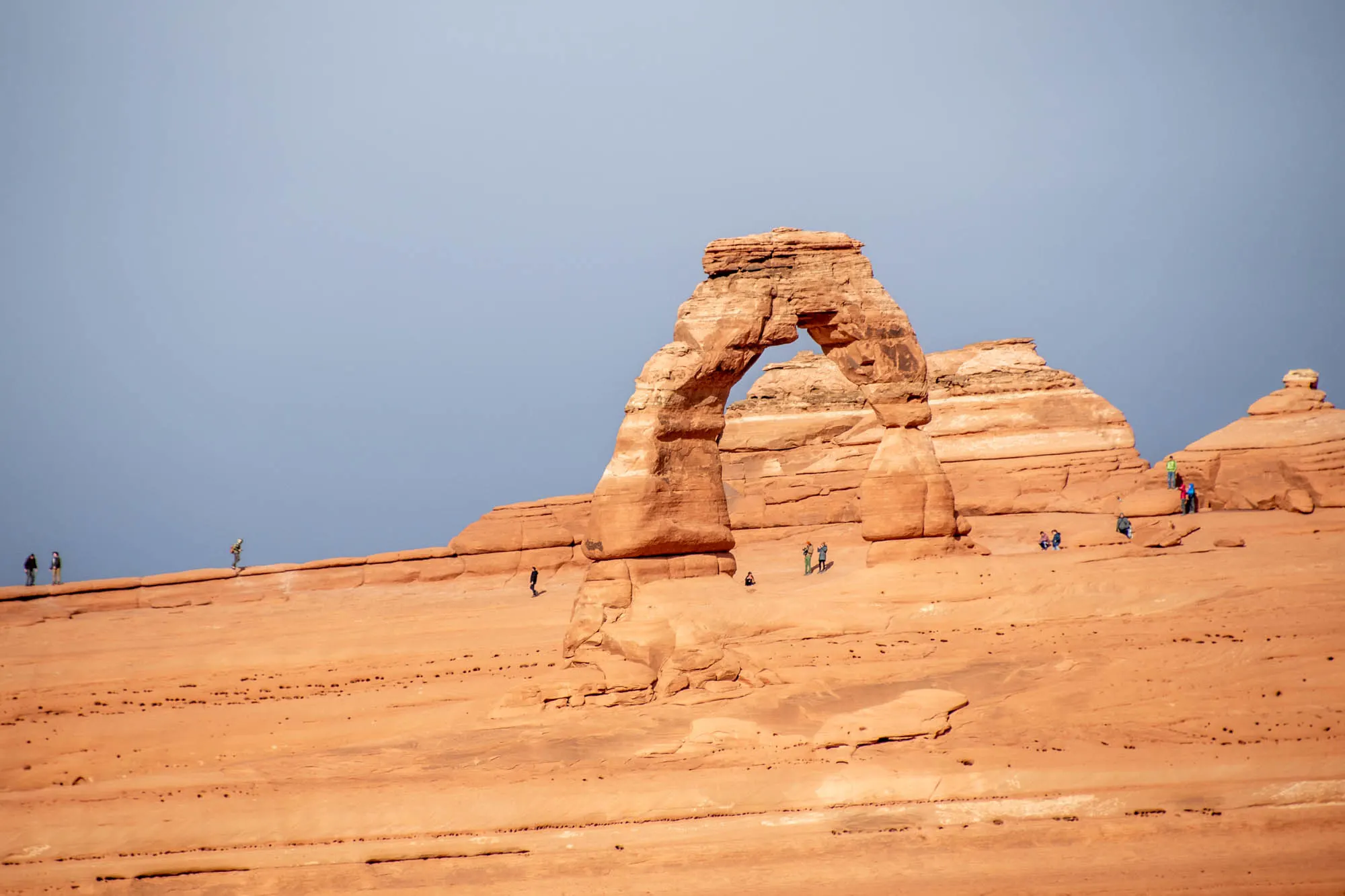 People at the Delicate Arch