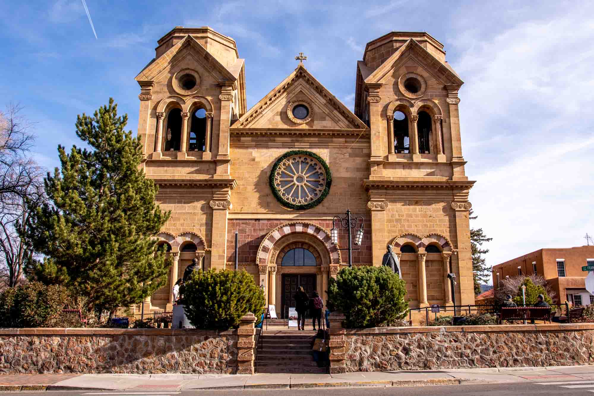 Basilica of St Francis Assisi in Santa Fe, New Mexico