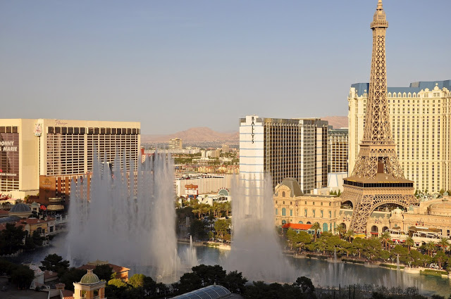 The Bellagio Fountain in Las Vegas