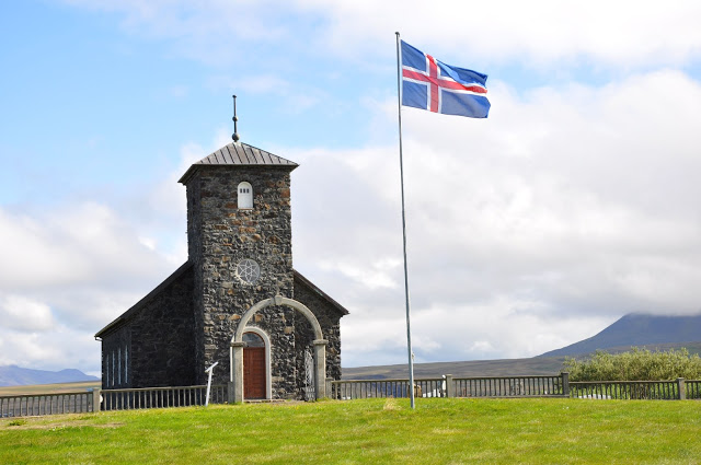 The stone church of Pingeyrakirkja