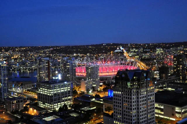 View of BC Place from The Vancouver Lookout