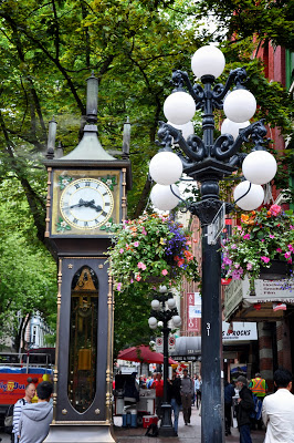 The Gastown Clock in Vancouver