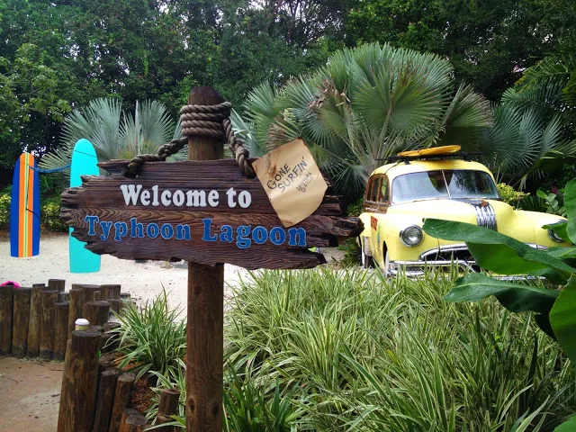 Entrance sign to Disney’s Typhoon Lagoon
