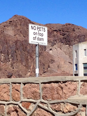 No Pets Sign, Hoover Dam
